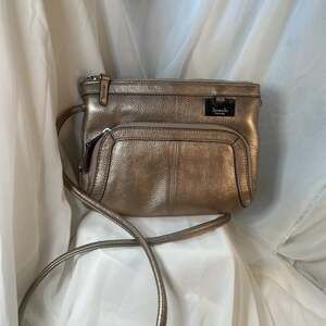 Tignanello Leather Crossbody Bag Organizer